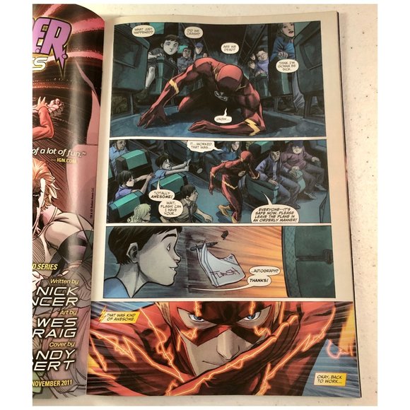 2012 DC Comics The Flash No. 3 - Picture 7 of 14